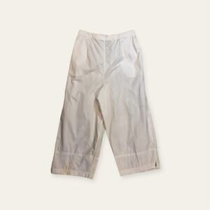 NWT Vintage Deadstock Jennifer Moore White High Rise Cropped Pants